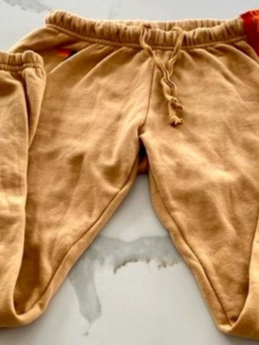 Aviator Nation Tan Sweatpants XS NWT | Rainbow Stripe Joggers Made in USA